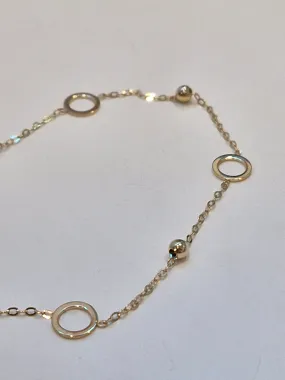 Bead & Circle Bracelet